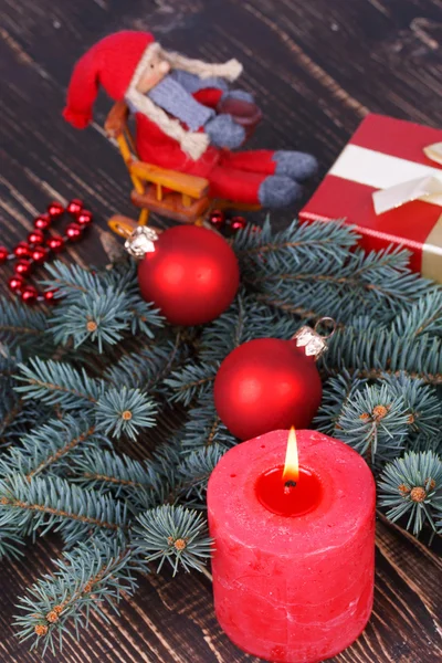 Frohe Weihnachten und ein gutes neues Jahr Dekoration — Stockfoto