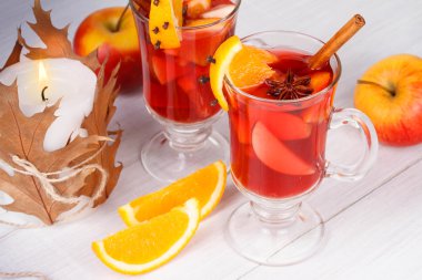 Mulled şarap veya meyve çay