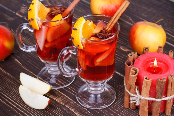 Mulled şarap veya meyve çay