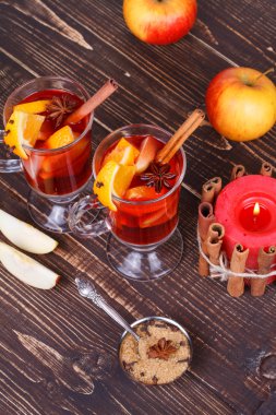 Mulled şarap veya meyve çay