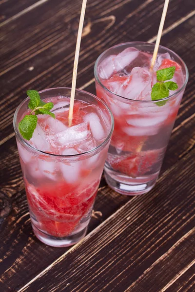 Grapefrukt och Mint Mojito — Stockfoto