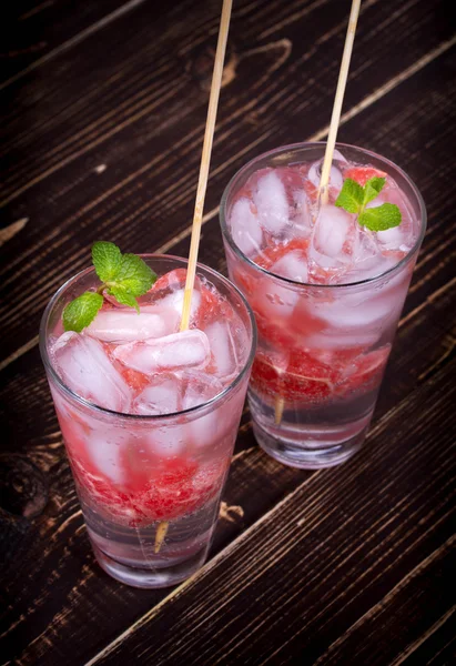 Grapefrukt och Mint Mojito — Stockfoto