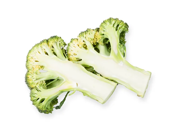 Broccoli plantaardige geïsoleerd op witte achtergrond — Stockfoto