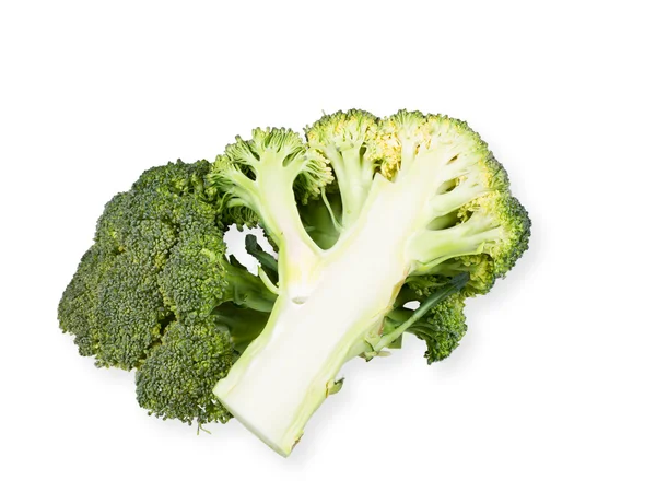 Broccoli plantaardige geïsoleerd op witte achtergrond — Stockfoto