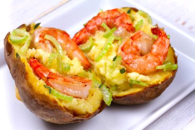 Karides çorbası patates.