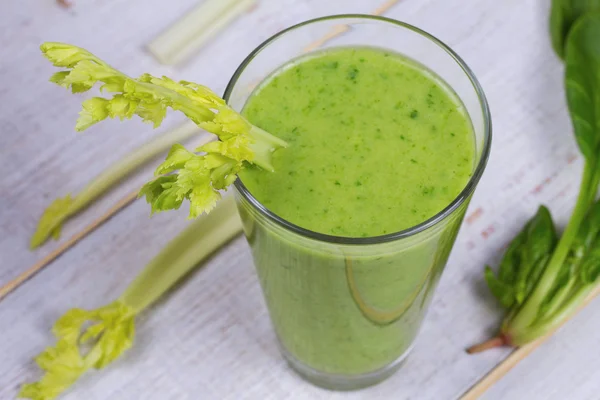 Zelený smoothie — Stock fotografie