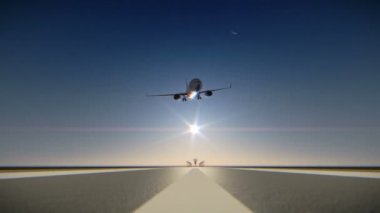 Havaalanı pist üzerinde uçak kazası