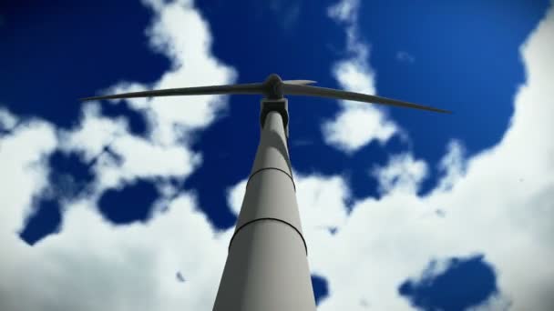 Wind energie toren — Stockvideo