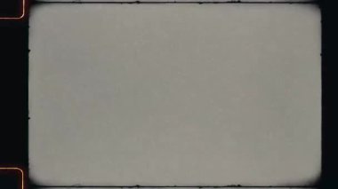 Klasik 16mm Film Çerçeve Kaplaması, Toz Çizikleri ve Makara İzleri ile Retro Sınırlar. Yüksek kalite 4k görüntü