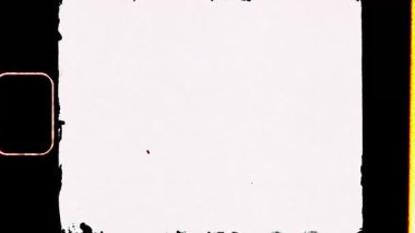 Nostaljik Vintage 8mm Film Overlay Filtresi ve Super8 Film Grain. Yüksek kalite 4k görüntü