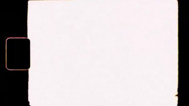 Super 8mm Moda Örnekleme Analog Film Grain, Sprockets, Posta Kutusu ve Görüntü Kitabı İçin Temiz Doku. Yüksek kalite 4k görüntü