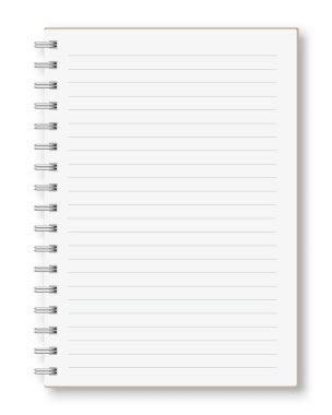Vektör defter bahar doğrultusunda 