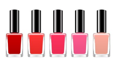 Vektör arka plan kırmızı oje ile