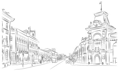 Cityscape vektör