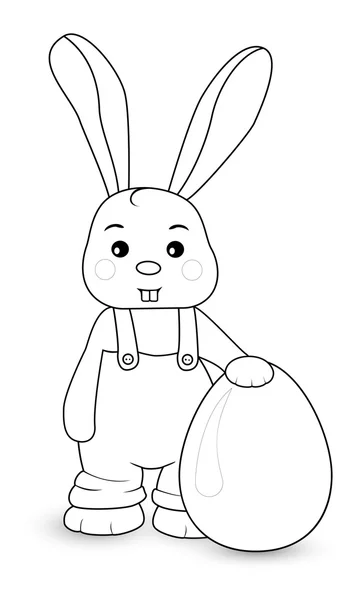 Lapin de Pâques vectoriel — Image vectorielle