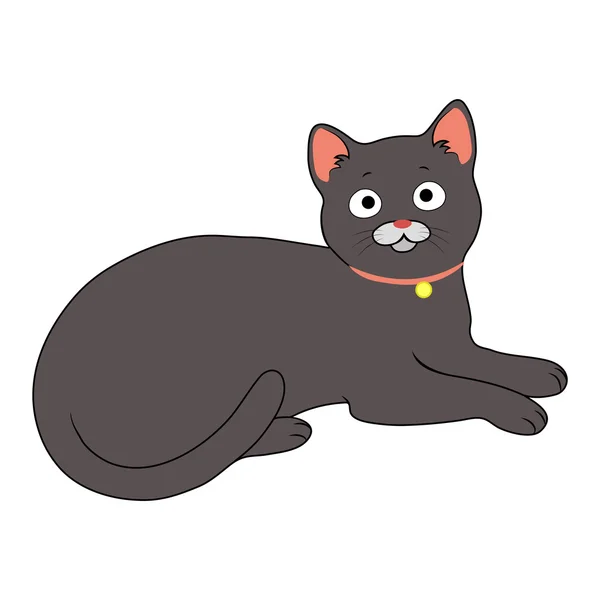 Charming cat vector — Stock Vector