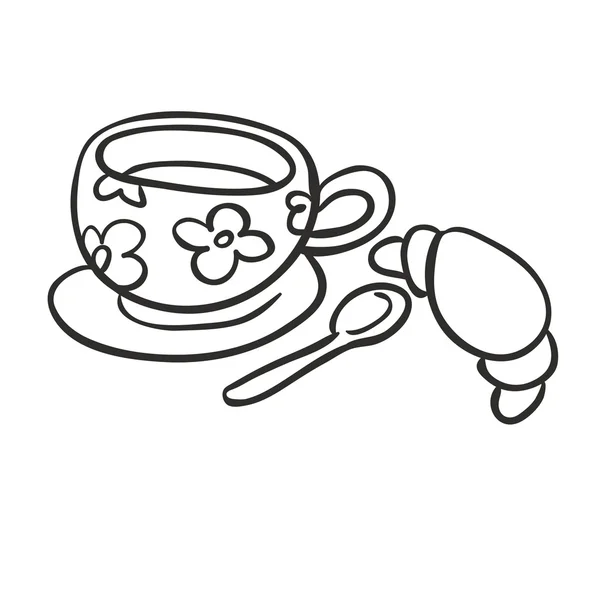 Cup of tea — Stock Vector