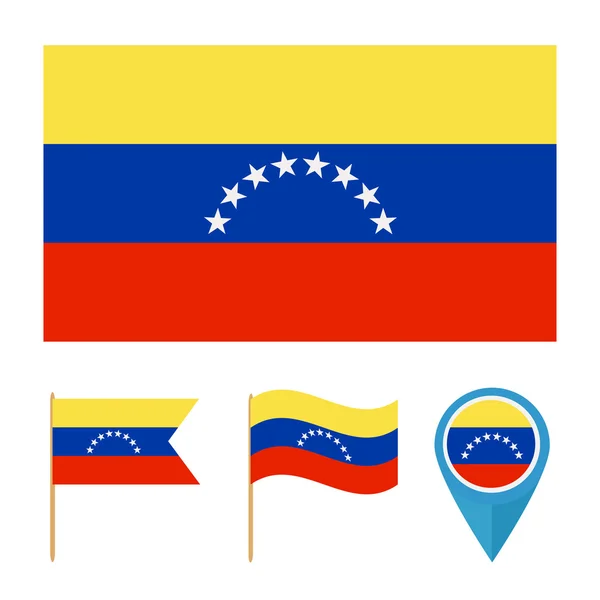 Venezuela, országzászló — Stock Vector