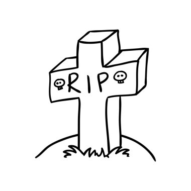 mezar taşı vektör