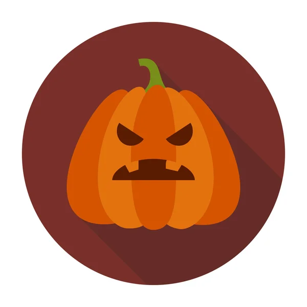 Halloween pumpkin icon — Stock Vector