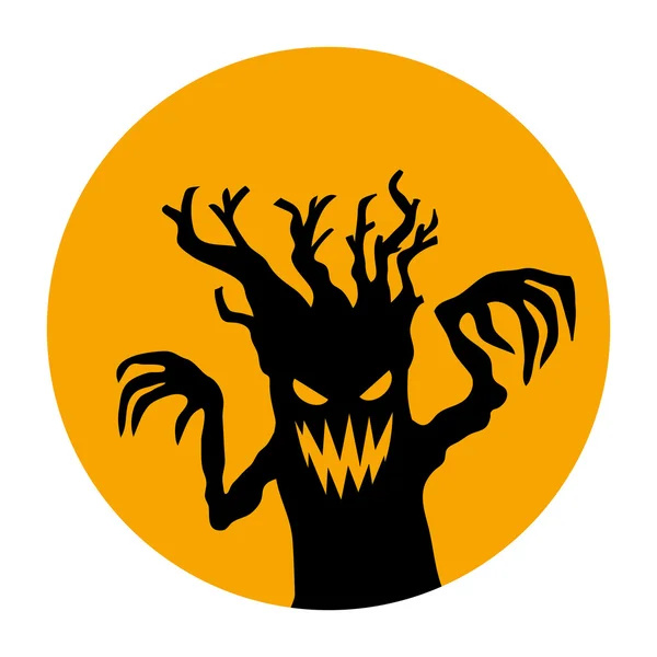 Děsivý strom — Stockový vektor