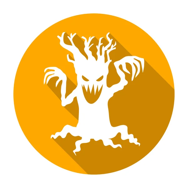 Skrämmande träd — Stock vektor