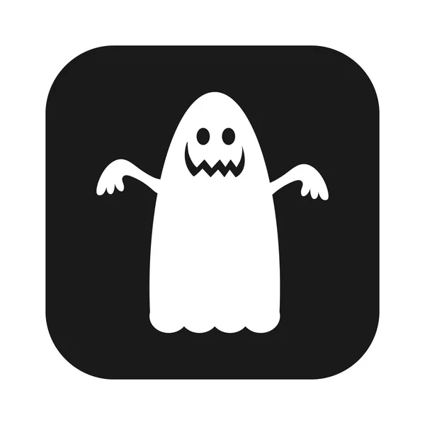 Fantasma plano — Vector de stock