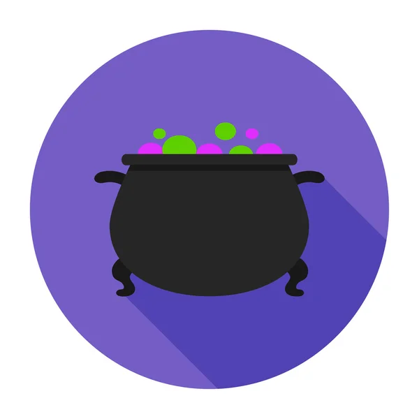 Witches cauldron — Stock Vector