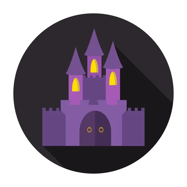 Halloween castles — ストックベクタ