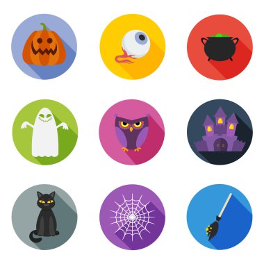 Cadılar Bayramı Icons set