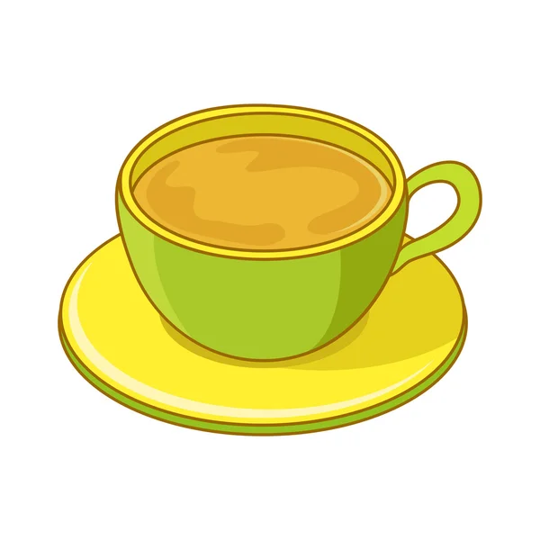 Vector cup of tea illustration — Stock Vector