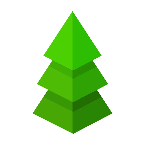 Árbol de Navidad — Vector de stock