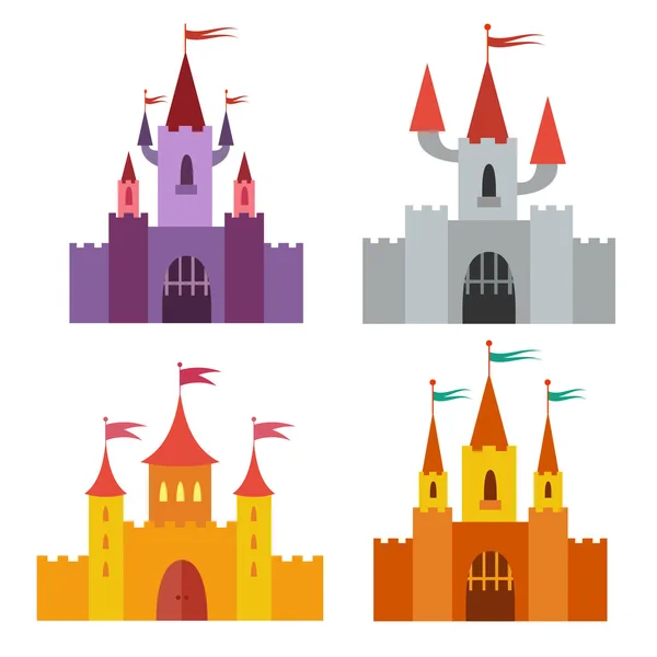 Royal Castle, set — Stock Vector