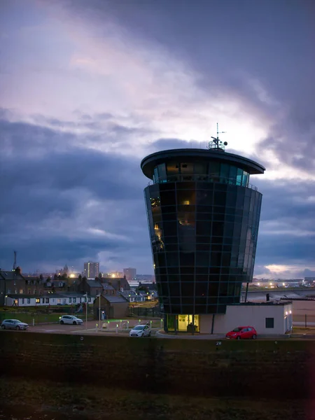 Designed Smc Parr Architects Glass Clad Building Marine Operations Centre — Stock Photo, Image