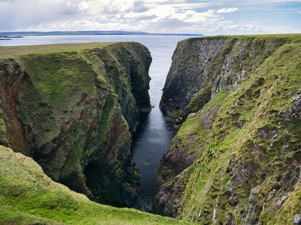 Longa Geo Северу Collaster Unst Shetland Скала Westing Gneiss Psammite — стоковое фото