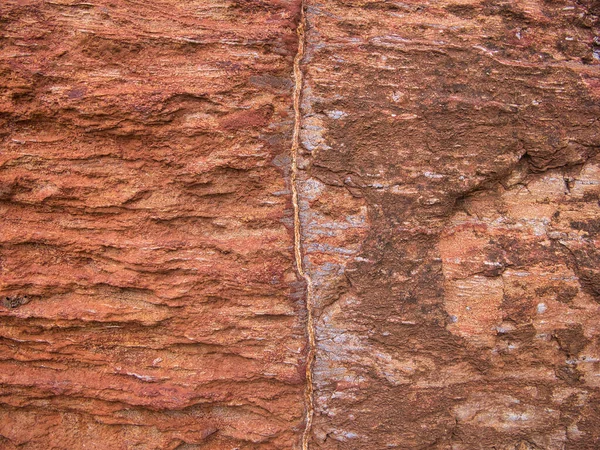 Red Laterite Rock Giants Causeway Costa Antrim Irlanda Del Norte — Foto de Stock