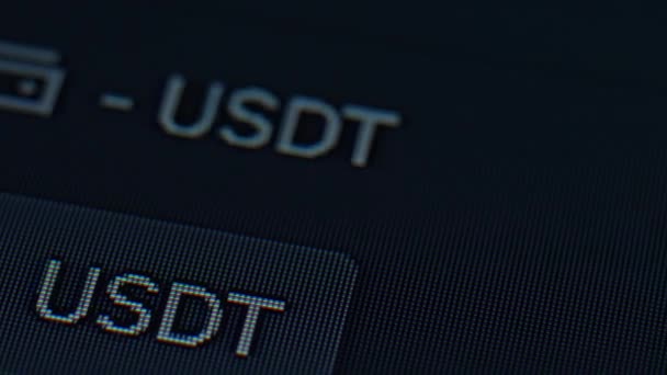 Penjualan Cryptocurrency Ethereum Internet Suntikan Makro Dari Sebuah Mata Uang — Stok Video