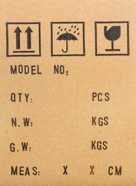 Kırılgan tutmak kuru (ile yukarı kırık cam sembol okları, şemsiye,)