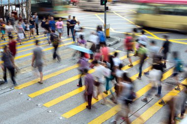 Hong kong işlek cadde