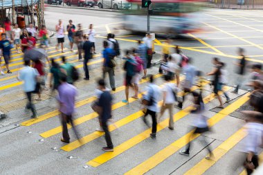 Hong kong işlek cadde