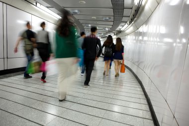 İş adamları hong kong commuting