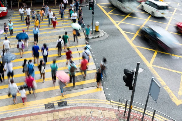 Hong Kong жвавій вулиці — стокове фото