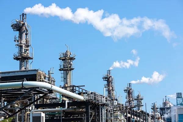 Town gas is produced at production plant — Stock Photo, Image