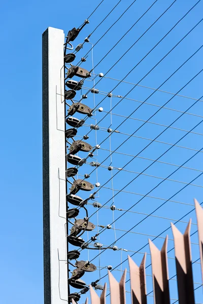 Cerca elétrica — Fotografia de Stock