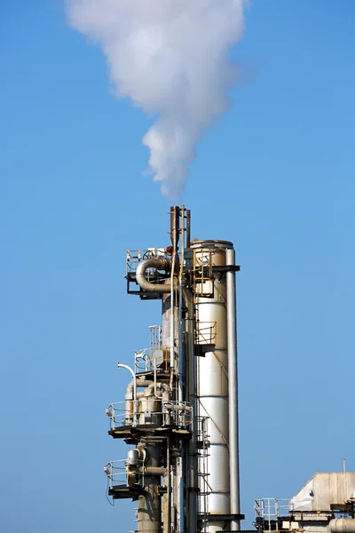 Gas is produced at production plant Royalty Free Stock Photos