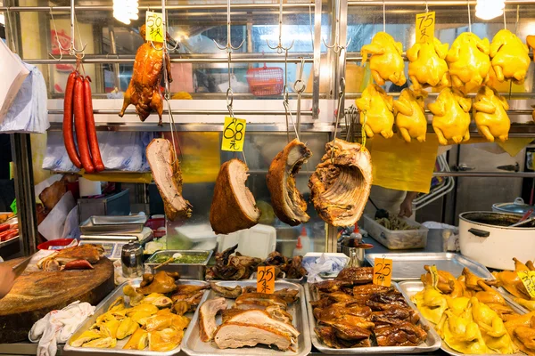 Hong Kong arrosto negozio di maiale — Foto Stock