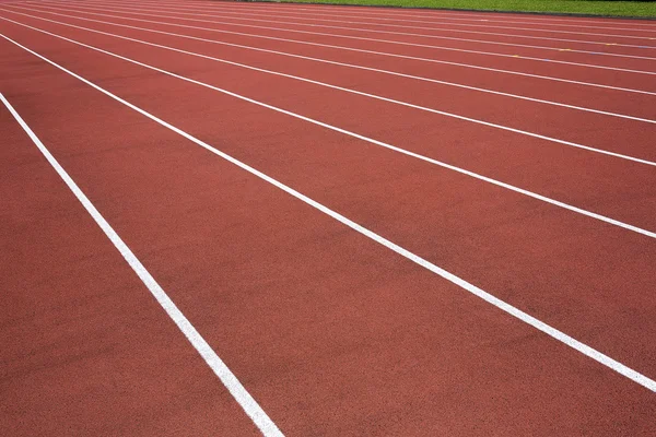 Atletismo pista de corrida — Fotografia de Stock