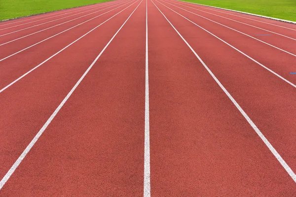 Leichtathletik-Laufstrecke — Stockfoto