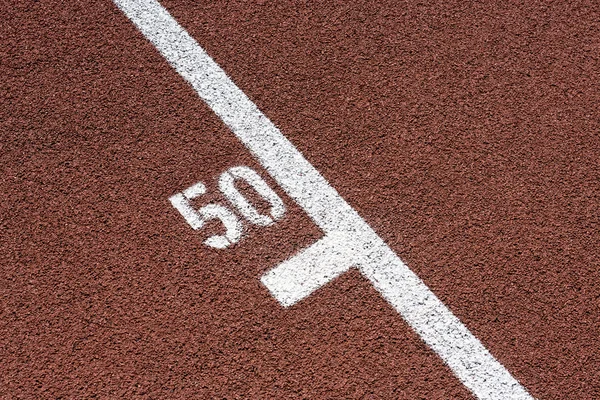 Leichtathletik-Laufstrecke — Stockfoto
