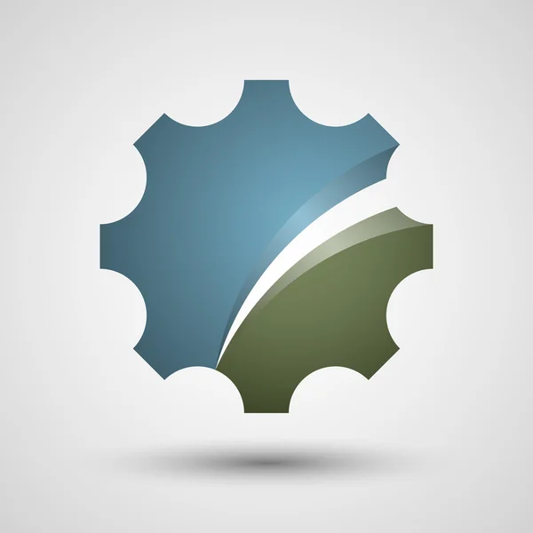 Dişli logo tasarımı.